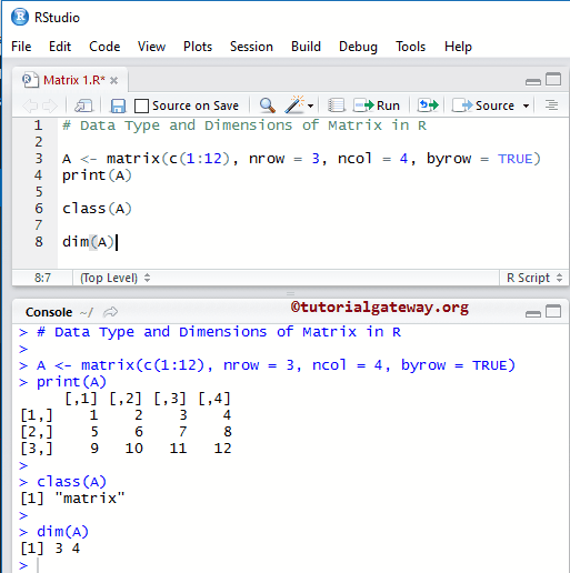class and dim functions 5