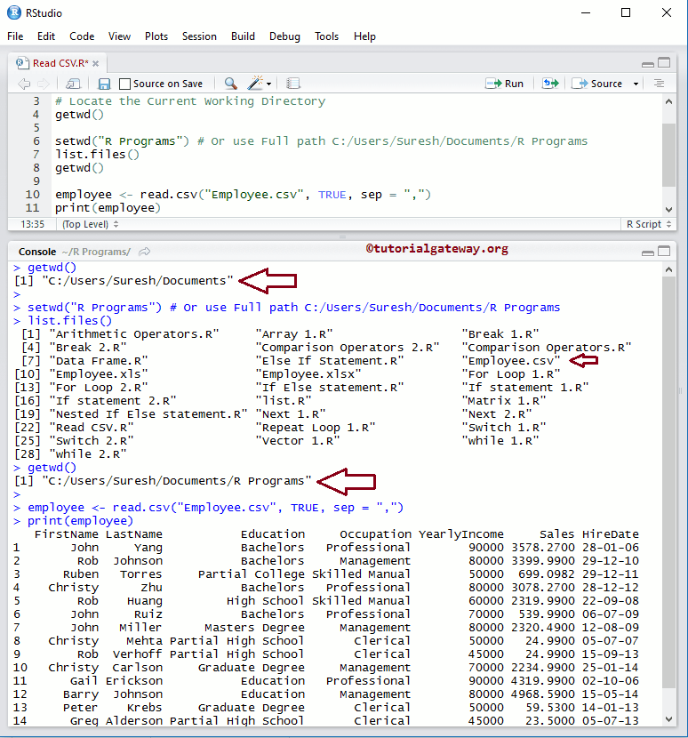 R Read CSV File from custom directory 3
