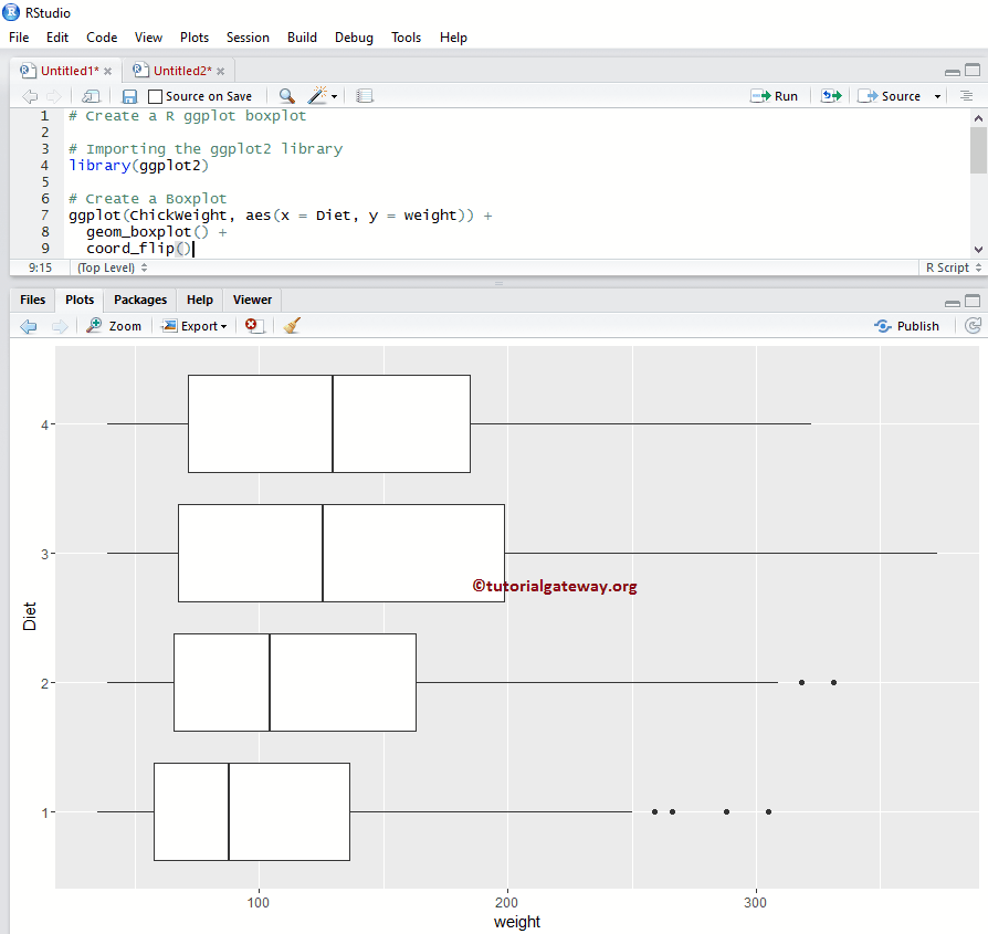R ggplot2 Horizontal Boxplot 8