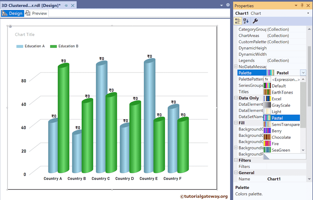 Change the Color Palette