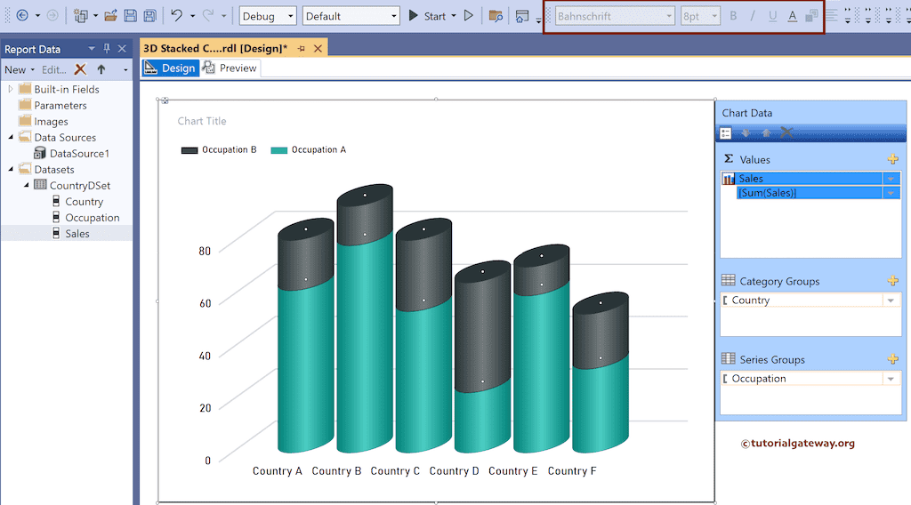Add Columns to Values, categories, and Series Groups