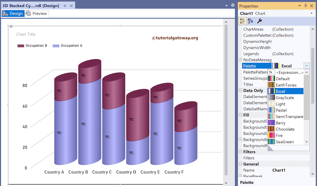 Change the Color Palette