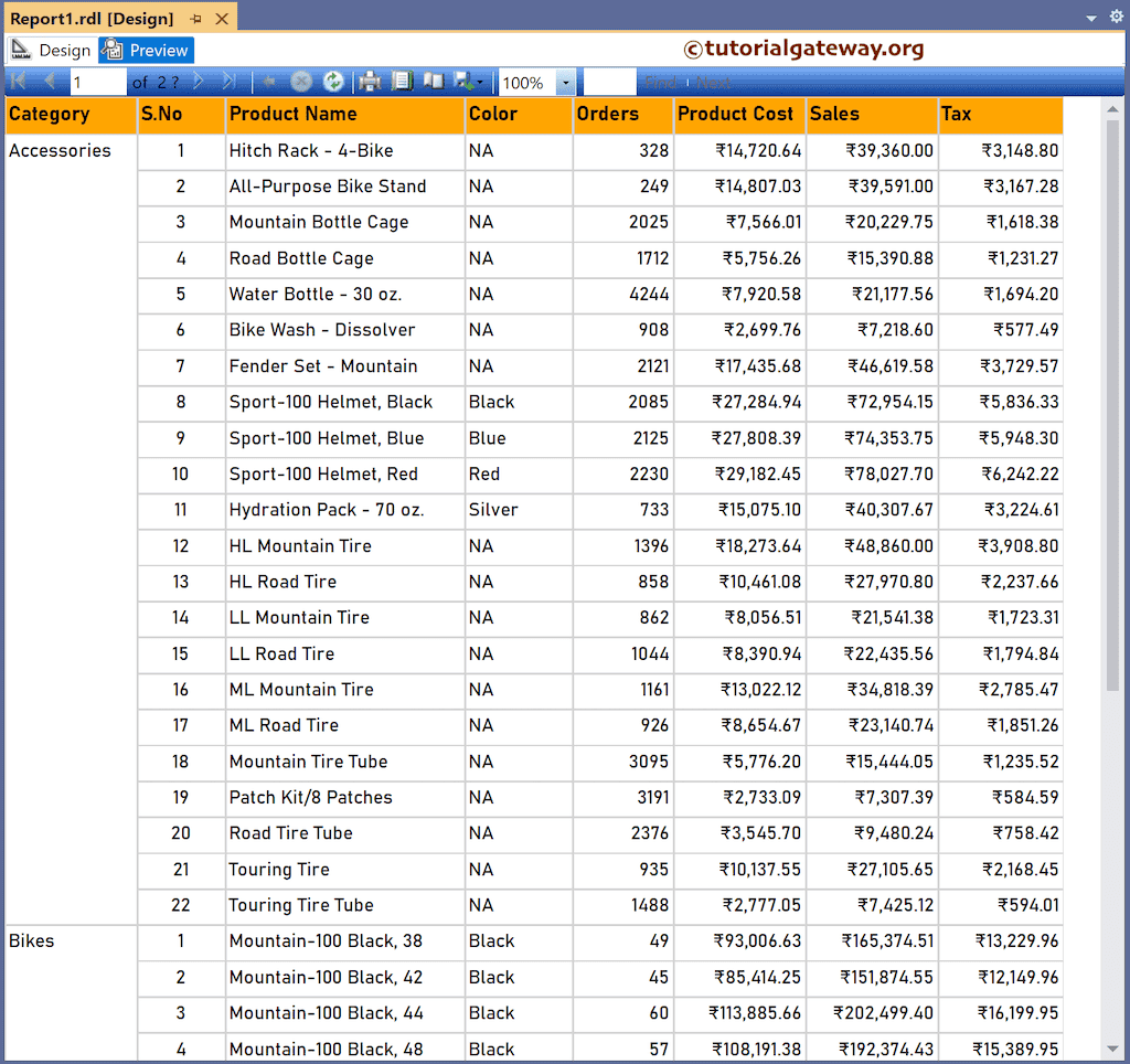 Add Row Numbers to the SSRS Group Table Report Preview
