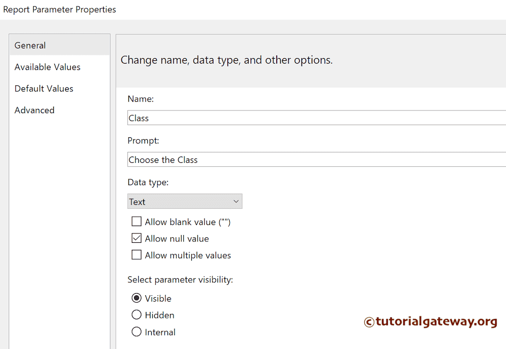 Allow Nulls as SSRS report Parameter value 5