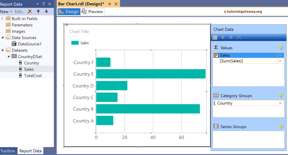 Add Columns to Values and Category Groups