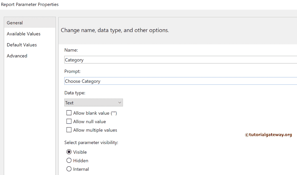 Create a new parameter