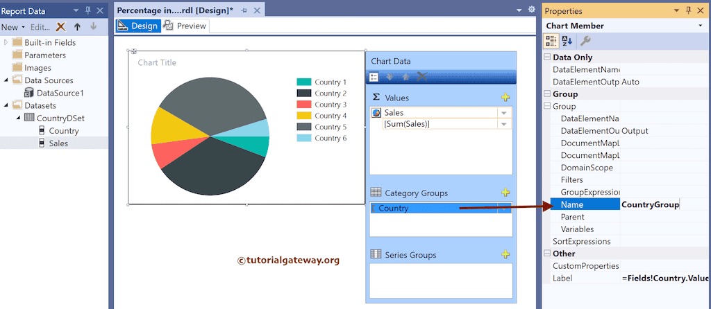 Add Columns to Values and Category Groups