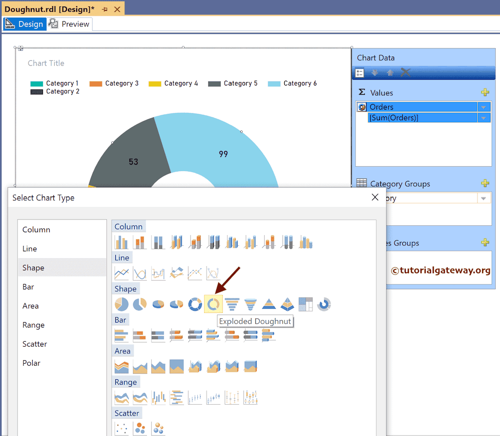 Choose Exploded Donut