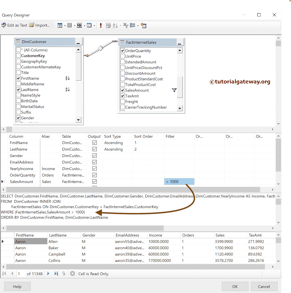 SSRS Query Builder or Designer to use Where Clause in Report Wizard