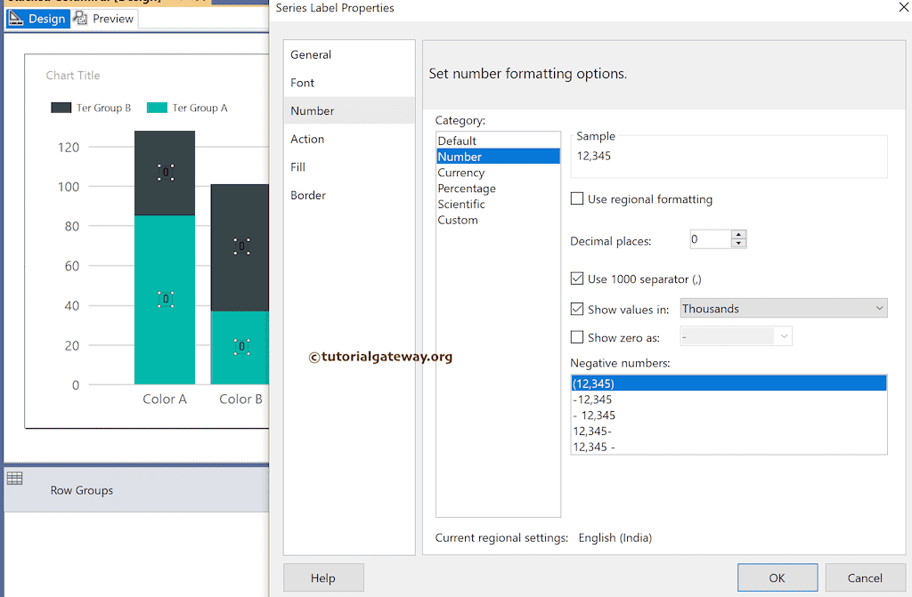 Format the Data Labels Numbers