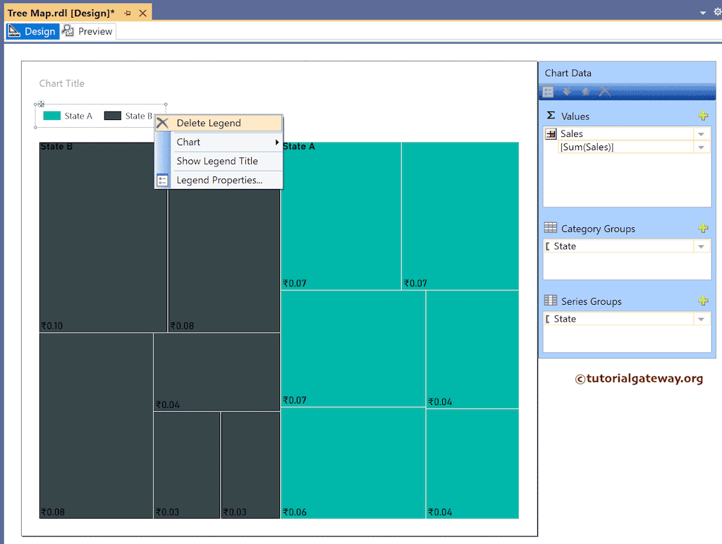 Add Column to Series groups section