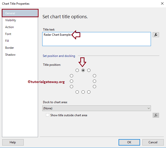Change Radar Chart Position
