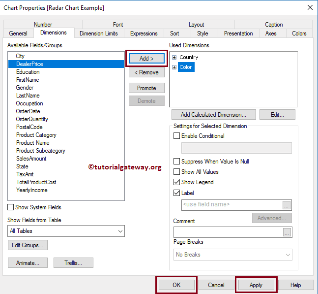 Radar Chart in QlikView 20