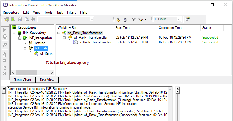 Rank Transformation in informatica 16