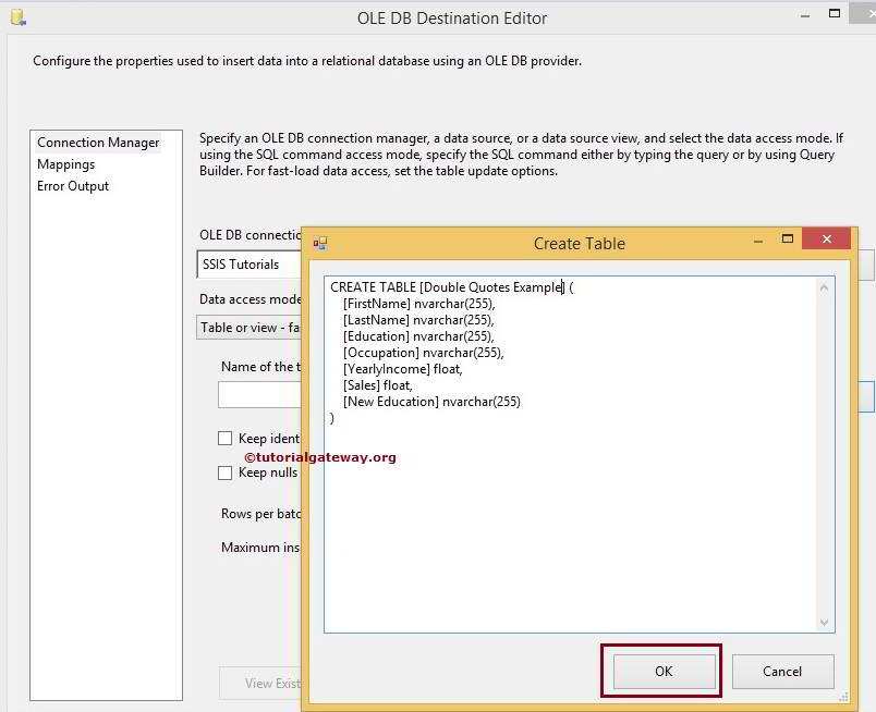 Remove Double Quotes in Excel Sheet using SSIS 10