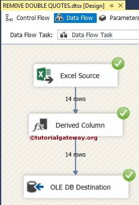 Remove Double Quotes in Excel Sheet using SSIS 13