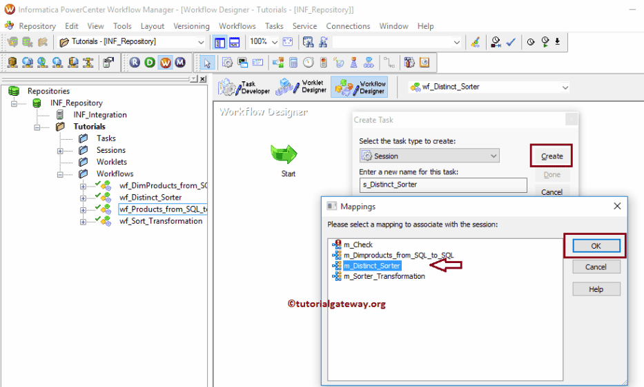 Remove Duplicates Using Sorter Transformation in Informatica 9