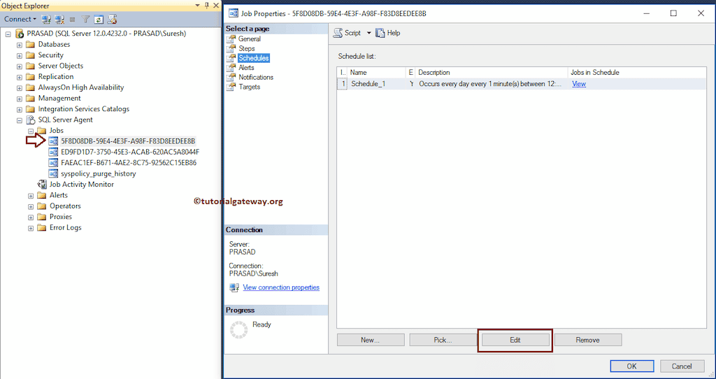 Report Snapshot in SQL Server