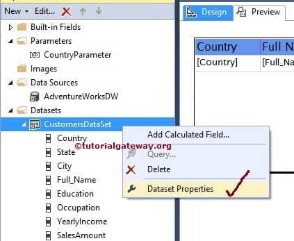 DataSet Properties 6