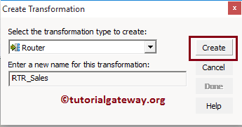 Router Transformation in Informatica 6