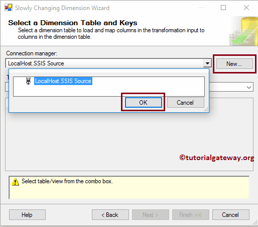 SCD Type 2 Connection Manager