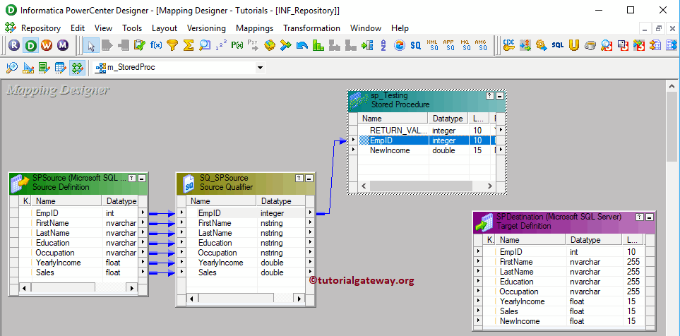 Stored Procedure Transformation mapping 13