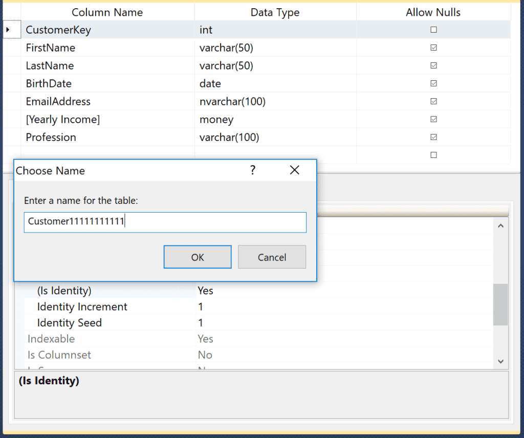 Choose or Enter a name in the box 15