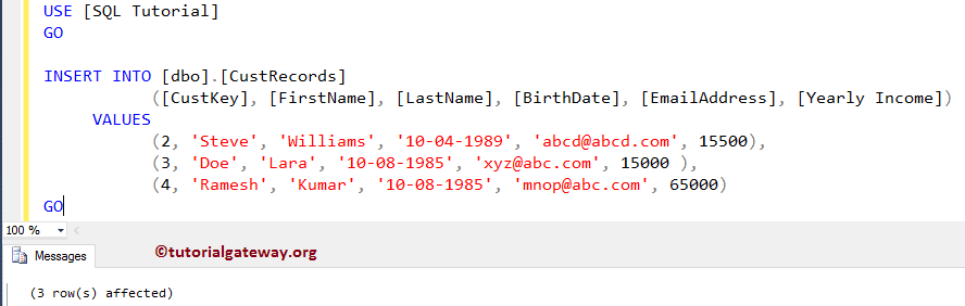 SQL Default Constraint 6