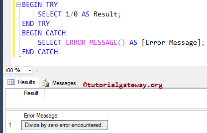 ERROR MESSAGE 3