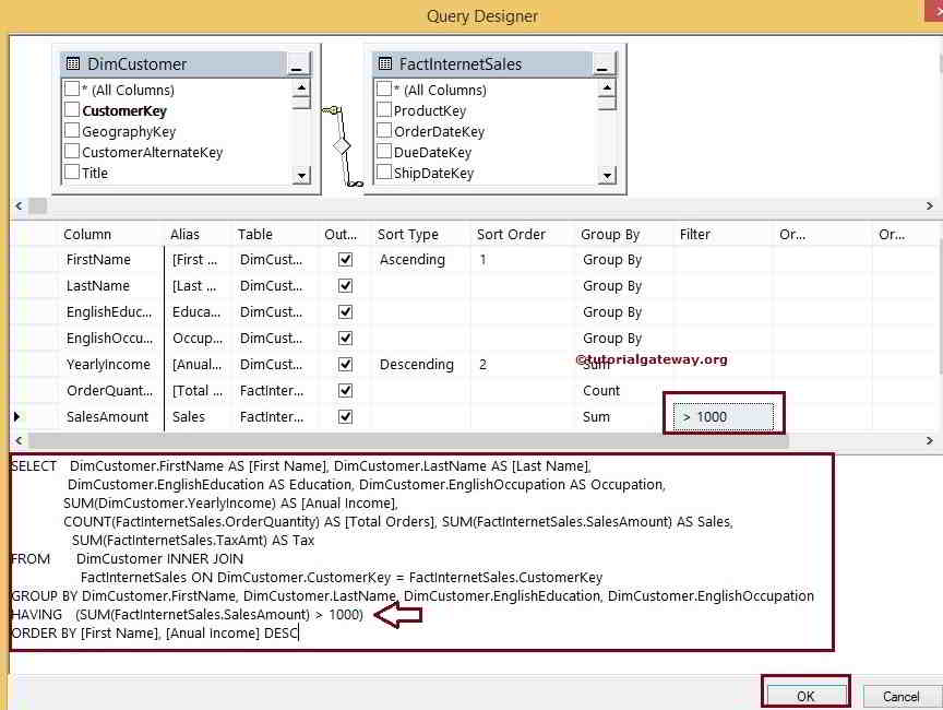 Apply Filters or Where Clause 15