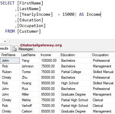ALIAS Names Example 3