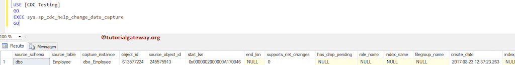 Change Data Capture 17