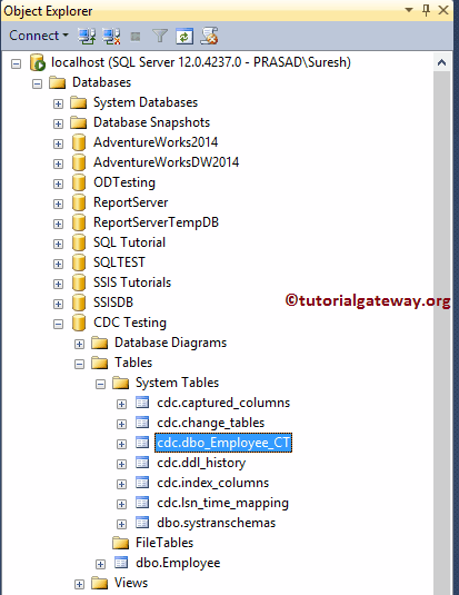 SQL Server Change Data Capture CDC Audit Information Table 7