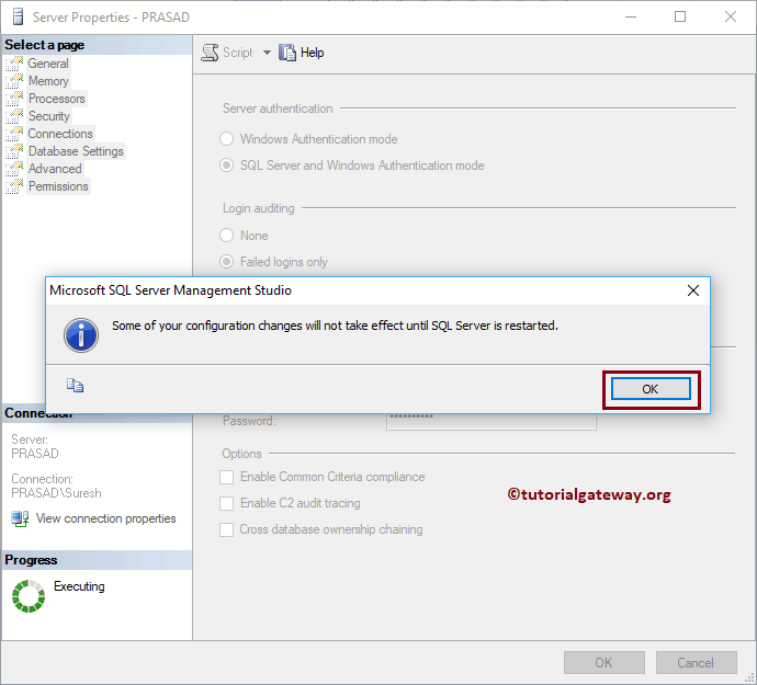Click Ok button to apply changes 10