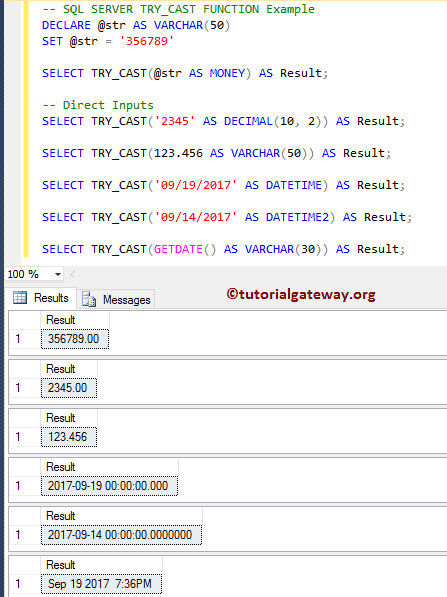 SQL TRY CAST 2