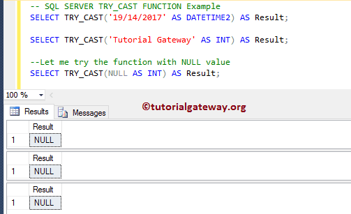TRY CAST Function 3