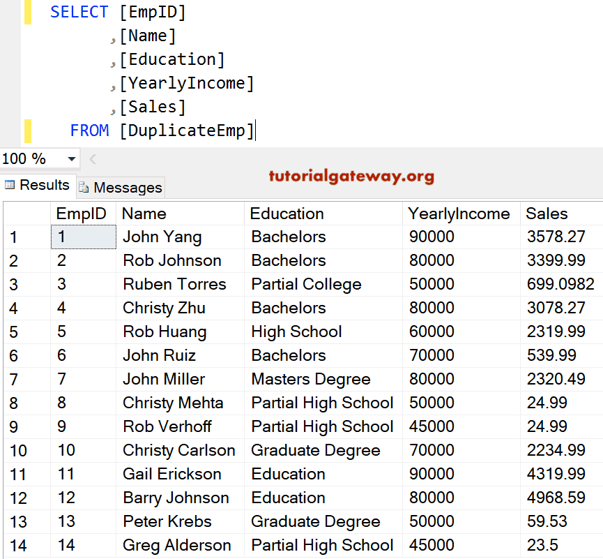 Union Select into Statement