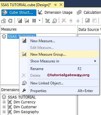 SSAS Measure Groups 2