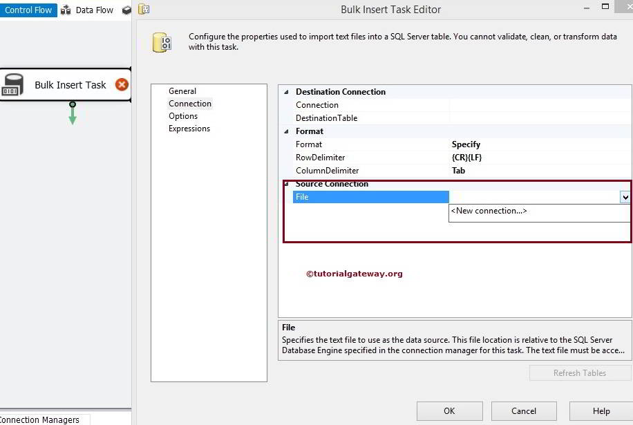 Bulk Insert Task in SSIS 4