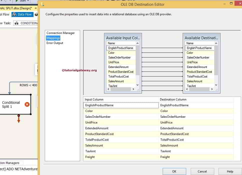 Conditional Split Transformation 8