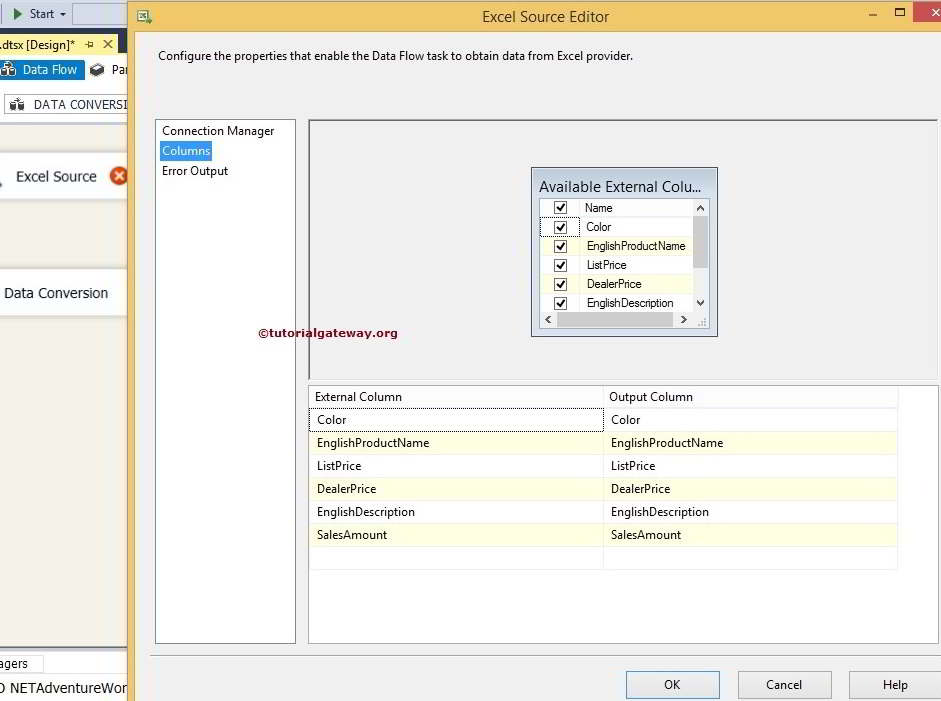 Check the Columns and remove unwanted 5
