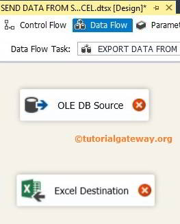 Add Ole DB Source and Excel Destination 2