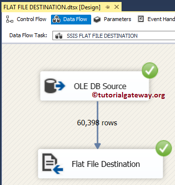 SSIS FLAT FILE Destination 12