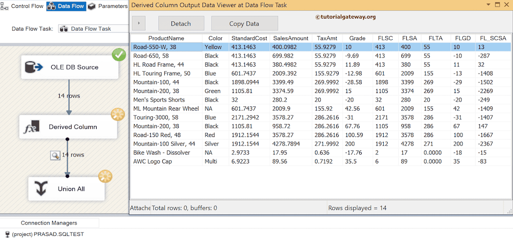 SSIS FLOOR Function package