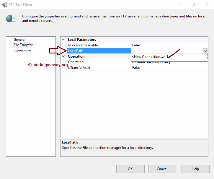SSIS FTP TASK DELETE LOCAL DIRECTORY 5