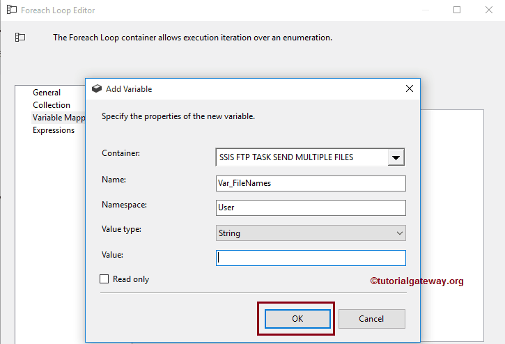SSIS FTP TASK SEND MULTIPLE FILES 7