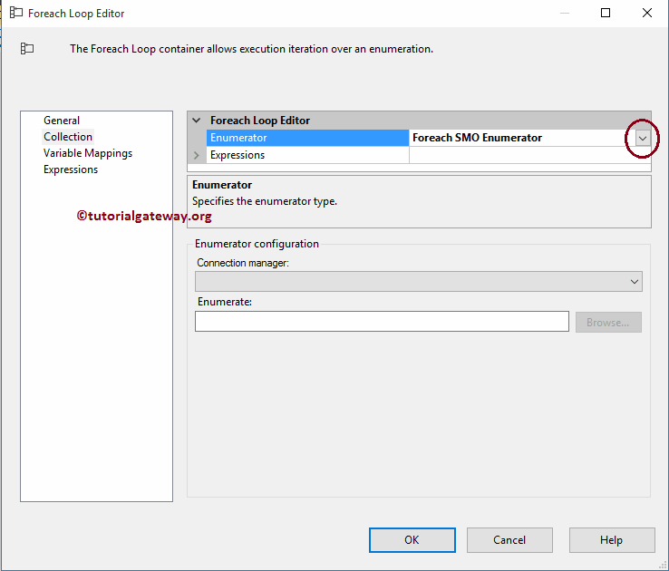 SSIS ForEach Loop SMO Enumerator 2