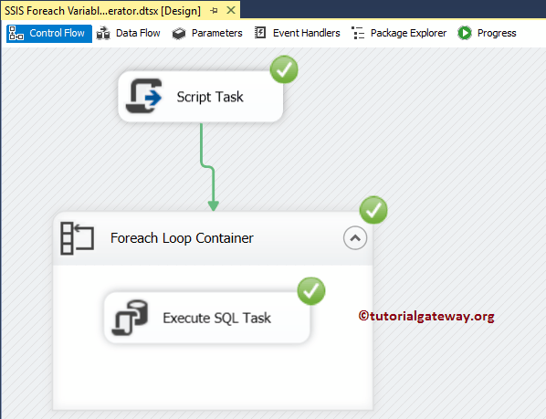 SSIS ForEach Variable Enumerator 14