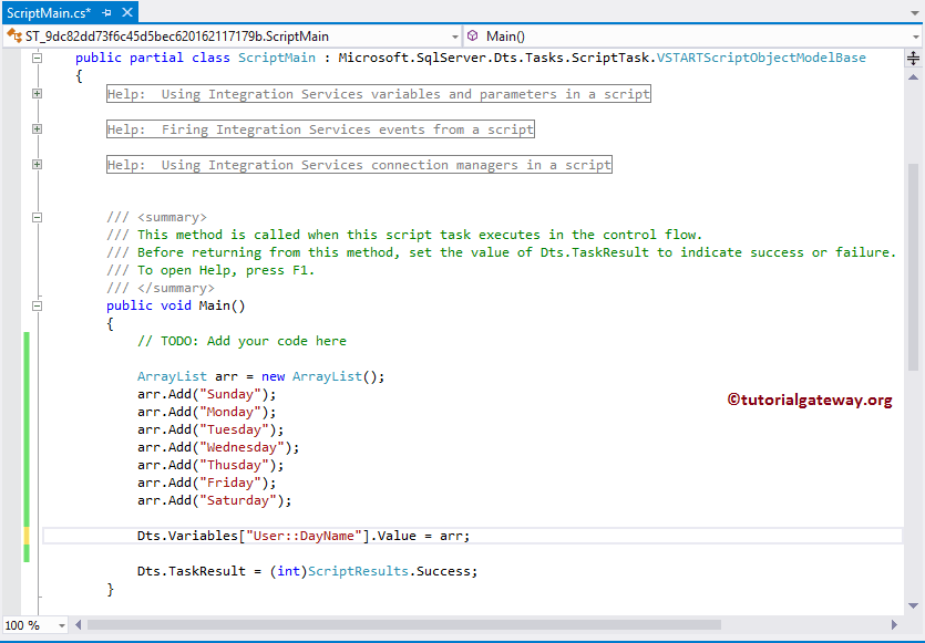 SSIS ForEach Variable Enumerator 5