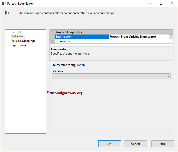 SSIS ForEach Variable Enumerator 7